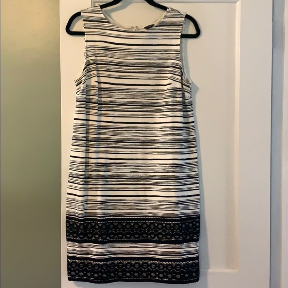 Striped shift dress